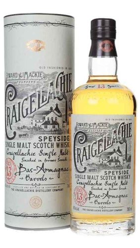 Craigellachie 13y Bas Armagnac barrels  0.7l