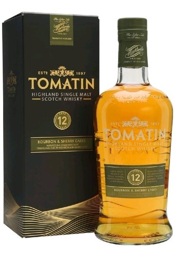 Tomatin Bourbon &amp; sherry casks 12 y  1l