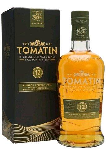 Tomatin Bourbon &amp; sherry casks 12 y  0.7l