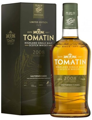 Tomatin 2008 Sauternes cask  0.7l