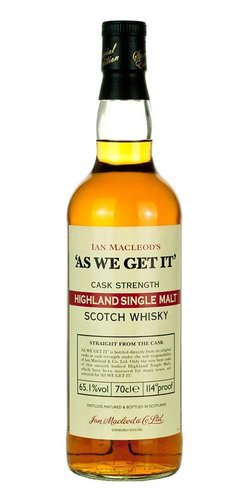 Whisky As We Get it Highland  64.5%0.70l