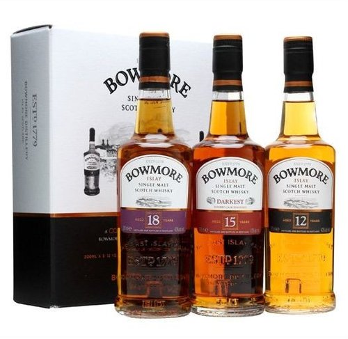 Bowmore Collection 12 &amp; 15 &amp; 18  3x0.2l