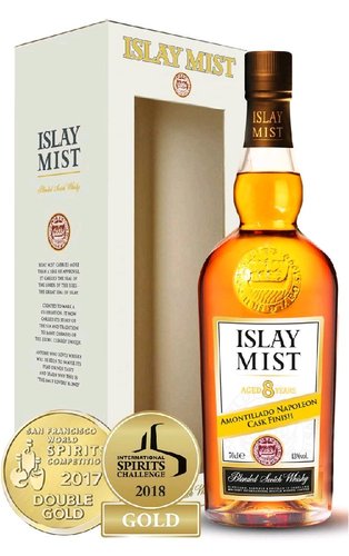 Whisky Islay Mist Amontillado Napoleon Cask 8y  TIN 43%0.70l