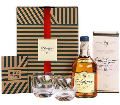 Whisky Dalwhinnie 15y + 2sklo   gB 43%0.70l