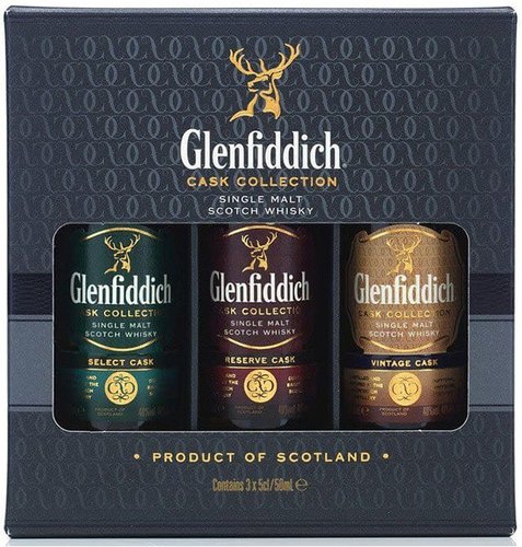 Glenfiddich Cask collection  3x0.05l