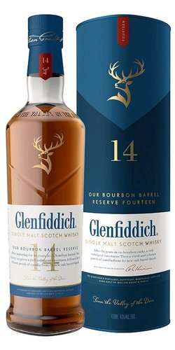 Glenfiddich 14y Bourbon Barrel  0.7l