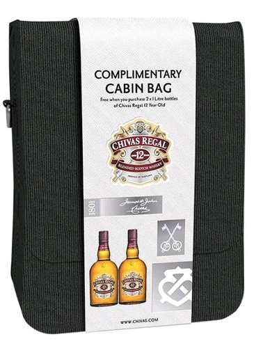 Chivas Regal 12y cabin bag  2x1l