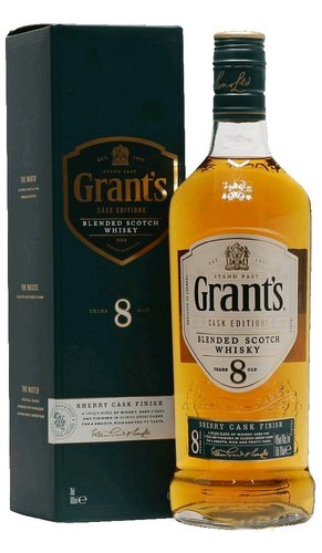 Grants Sherry cask 8 y v krabice  0.7l