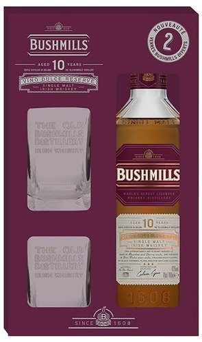 Bushmills 10y Vino Dulce se sklenikama  0.7l