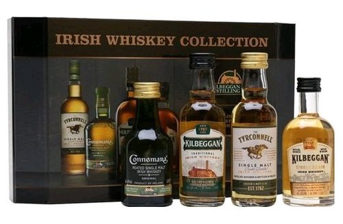 Cooley  T+C+K+K  Irish whiskey collection of distillery   4 x 0.05 l