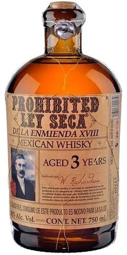 Prohibited Ley Seca Single malt Whisky  0.7l