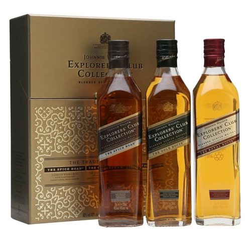 Johnnie Walker Explorers set  3x.2l