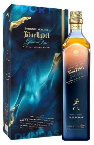 Johnnie Walker Blue label Ghost &amp; Rare - Port Dundas  0.7l