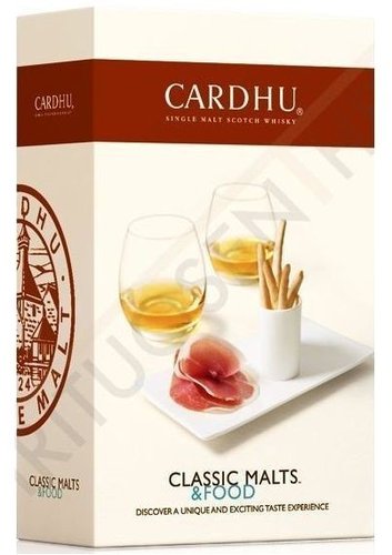 Cardhu Gold Malt &amp; Food se skleničkama  0.7l