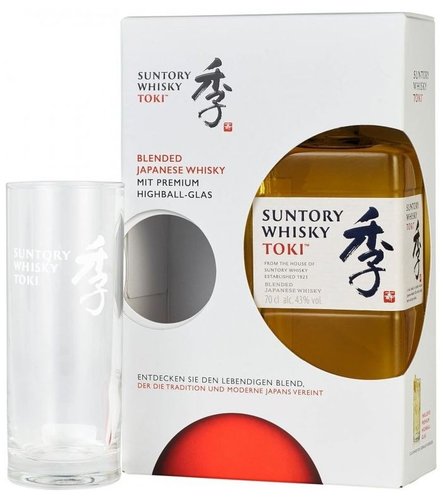 Suntory Toki se skleninou  0.7l