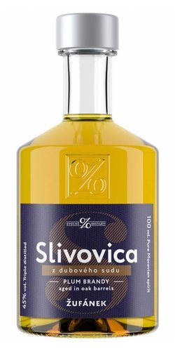 Slivovica z dubovho sudu ufnek  0.1l