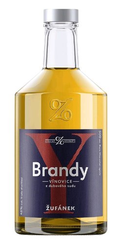 Brandy Vnovice z dubovho sudu ufnek  0.5l