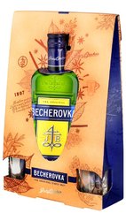 Becherovka se sklenikama  0.7l