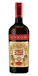 Sibona Civico 10 Vermouth di Torino rosso  0.75l
