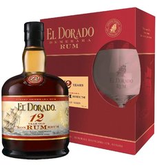 el Dorado 12y se skleničkou  0.7l