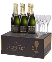 Jacquart blanc Mosaique + 6sklo  6x0.75l