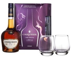 Courvoisier VS se dvma sklenikama  0.7l