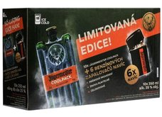 Jagermeister Coolpack sada s drkem 6 benznovch zapalova  10x0.35l