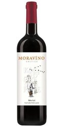 Merlot pozdn sbr Moravno  0.75l