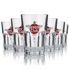 Sada skleniek Mojito a Cuba Libre Rum Havana Club  6ks