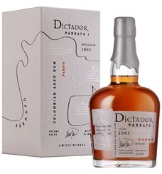 Dictador 2003 Parrafo Pardo 0.70 l