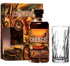 Caracas Club Nectar + sklenika long  0.7l
