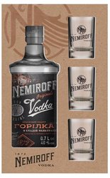 Nemiroff Original + 3 skleniky  0.7l