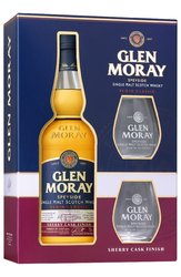 Glen Moray Sherry cask se skleničkama  0.7l