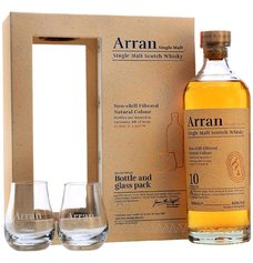 Arran 10y + 2 sklenice  0.7l