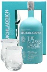Bruichladdich Classic Laddie se skleničkama  0.7l
