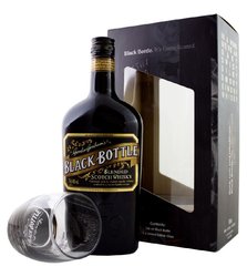 Black Bottle se sklenikou  0.7l