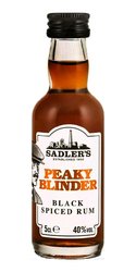Peaky Blinder Black Spiced rum miniaturka  0.05l