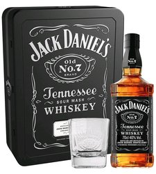 Jack Daniels 2sklo v plechu  0.7l