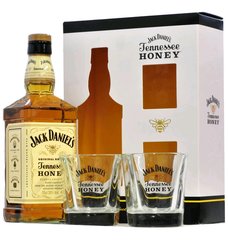 Jack Daniels Honey se dvmi sklenikami 0.7l