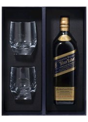 Johnnie Walker Blue label se sklenikama  0.7l
